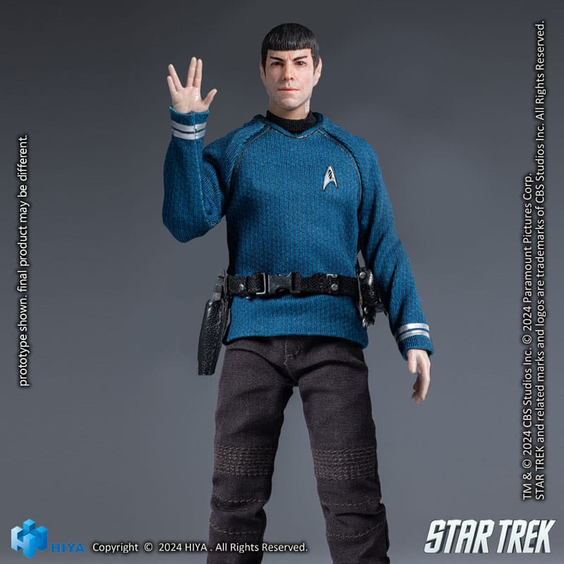 Star Trek 2009 Exquisite Super Series Actionfigure 1/12 Spock 16 cm