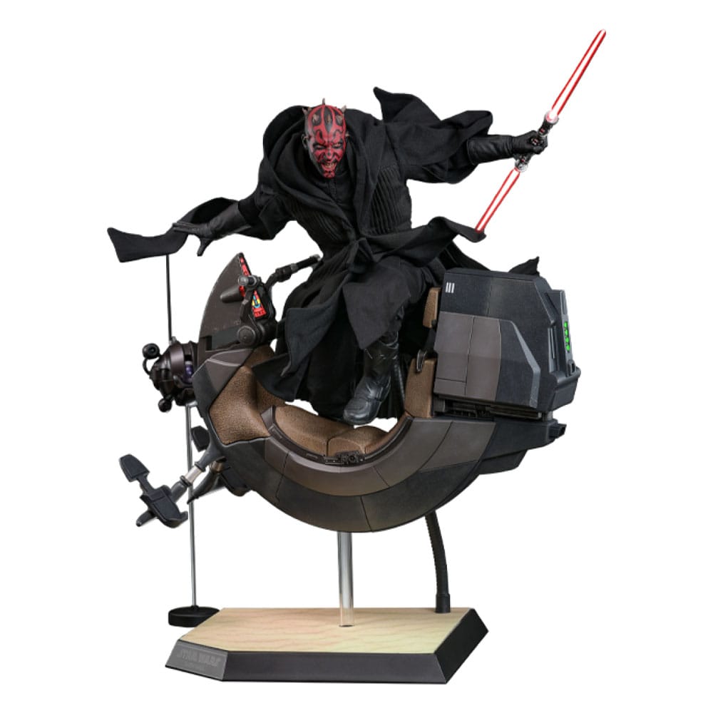 Star Wars Episode I Movie Masterpiece Actionfigur 1/6 Darth Maul with Sith Speeder 29 cm