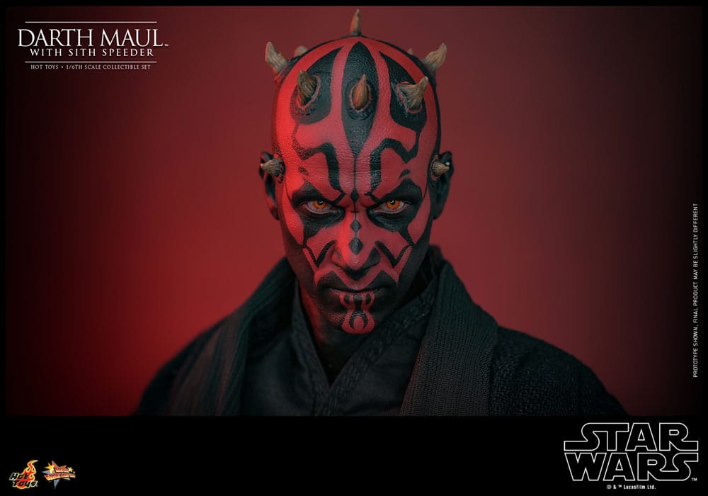 Star Wars Episode I Movie Masterpiece Actionfigur 1/6 Darth Maul with Sith Speeder 29 cm