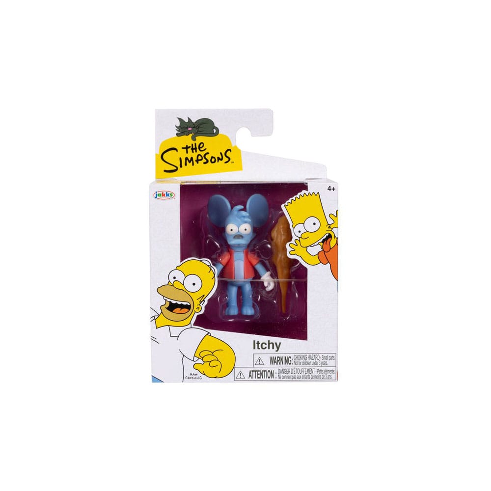 Simpsons Minifigure Wave 2 Itchy with Club 7 cm
