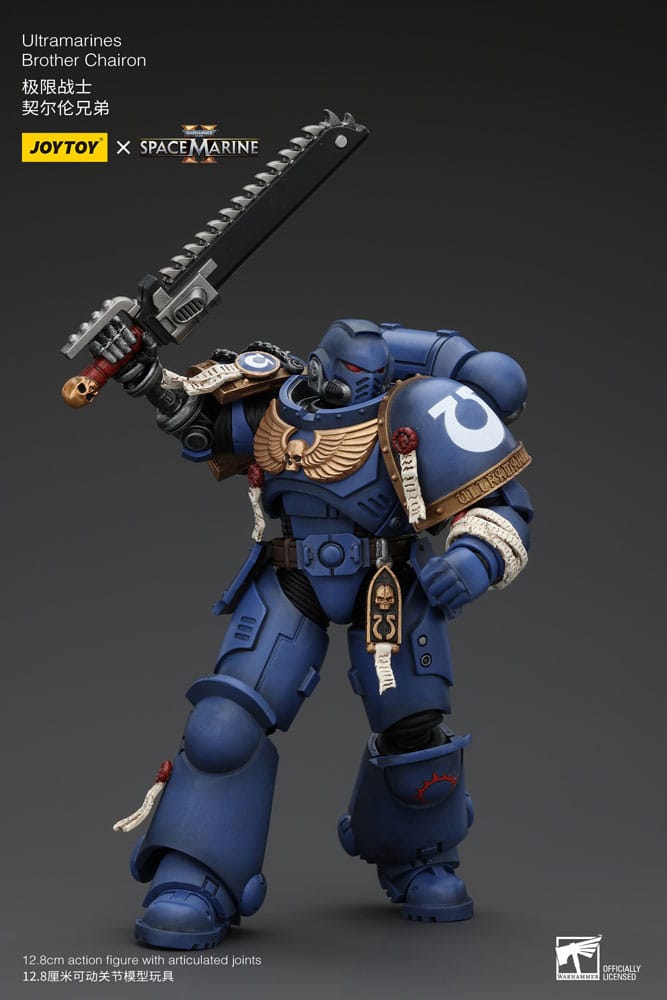 Warhammer 40k Actionfigur 1/18 Uitramarines Brother Chairon 13 cm