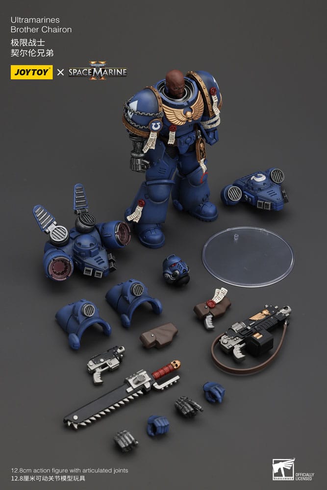 Warhammer 40k Actionfigur 1/18 Uitramarines Brother Chairon 13 cm