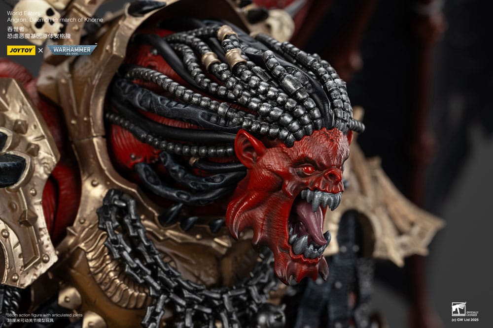 Warhammer 40k Actionfigur World Eaters Angron Daemon Primarch of Khorne 48 cm
