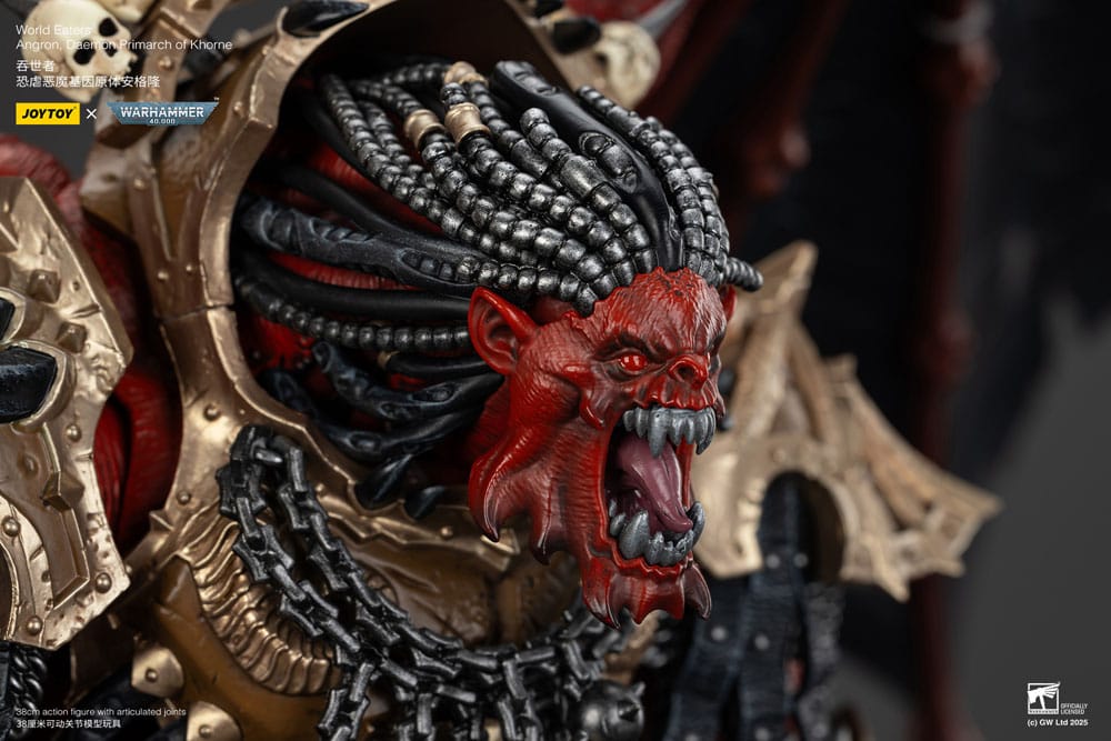 Warhammer 40k Actionfigur World Eaters Angron Daemon Primarch of Khorne 48 cm