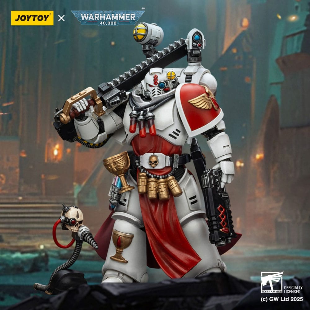 Warhammer 40,000: Combat Patrol Blood Angels Action Figure Sanguinary Priest with Heavy bolt pistol chainsword and narthecium 20 cm
