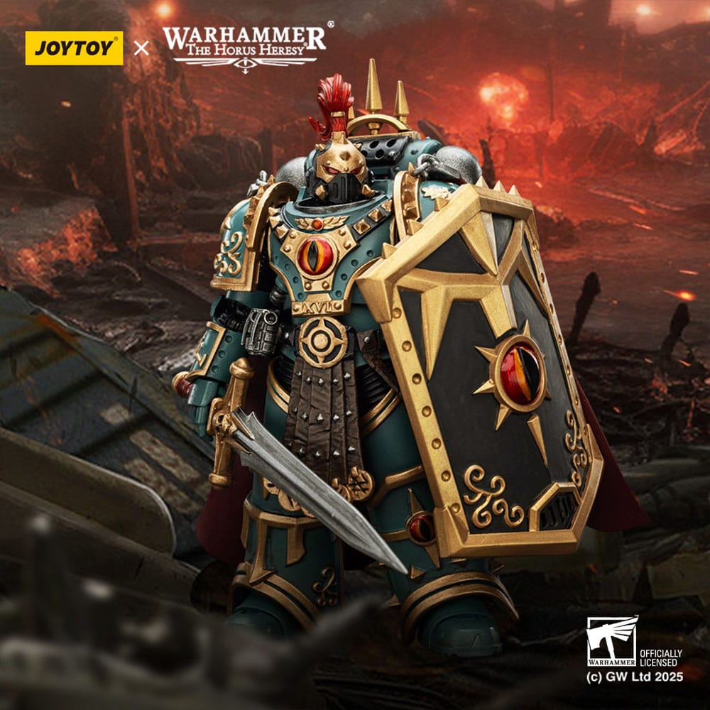 Warhammer The Horus Heresy Action Figure Sons of Horus Little Horus Aximand Captain of the 5th Company 20 cm