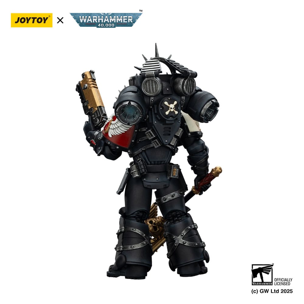 Warhammer 40,000: Combat Patrol Blood Angels Action Figure Lemartes With Jump Pack Blood Crozius and Absolver Bolt Pistol 12 cm