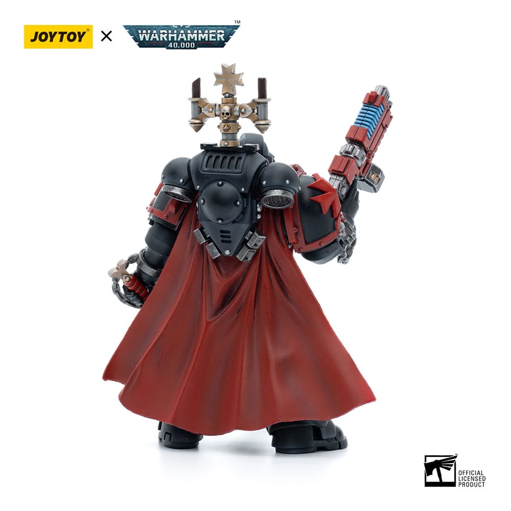 Warhammer 40k Action Figure 1/18 Black Templars Sword Brethren Brother Lombast 12 cm
