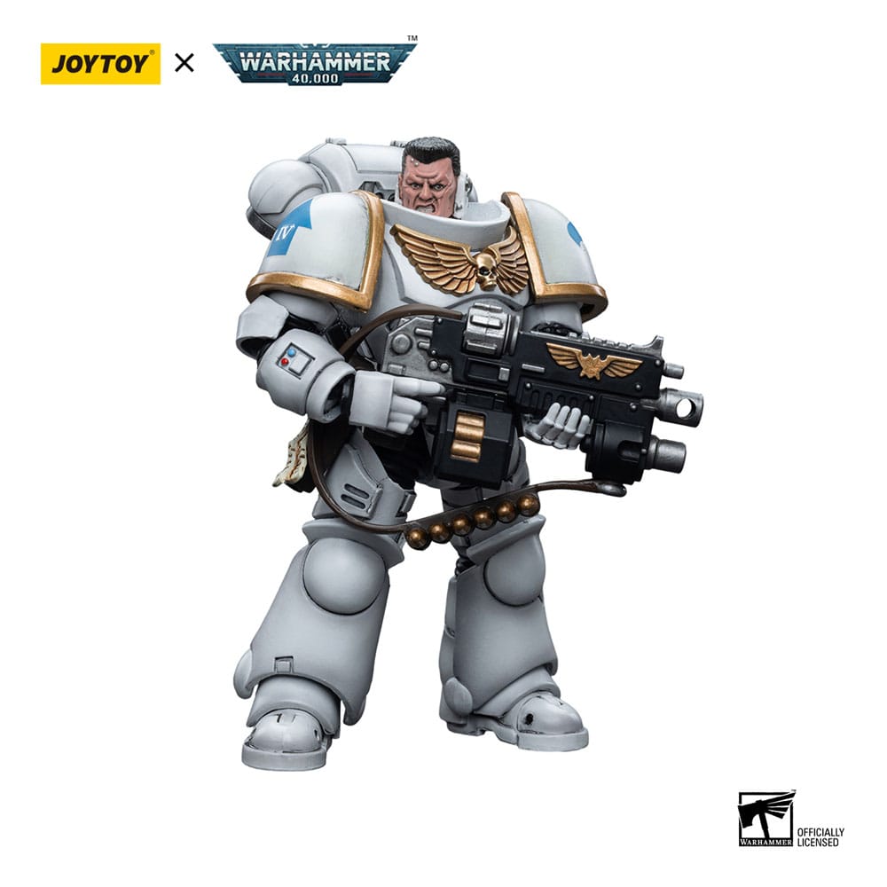 Warhammer 40k Actionfigur 1/18 Space Marines White Consuls Intercessors 1 12 cm