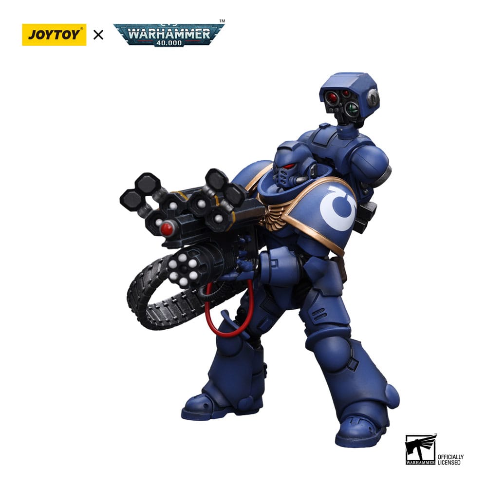 Warhammer 40k Actionfigur 1/18 Ultramarines Desolation Marine with Castellan Launcher (Superfrag) 12 cm