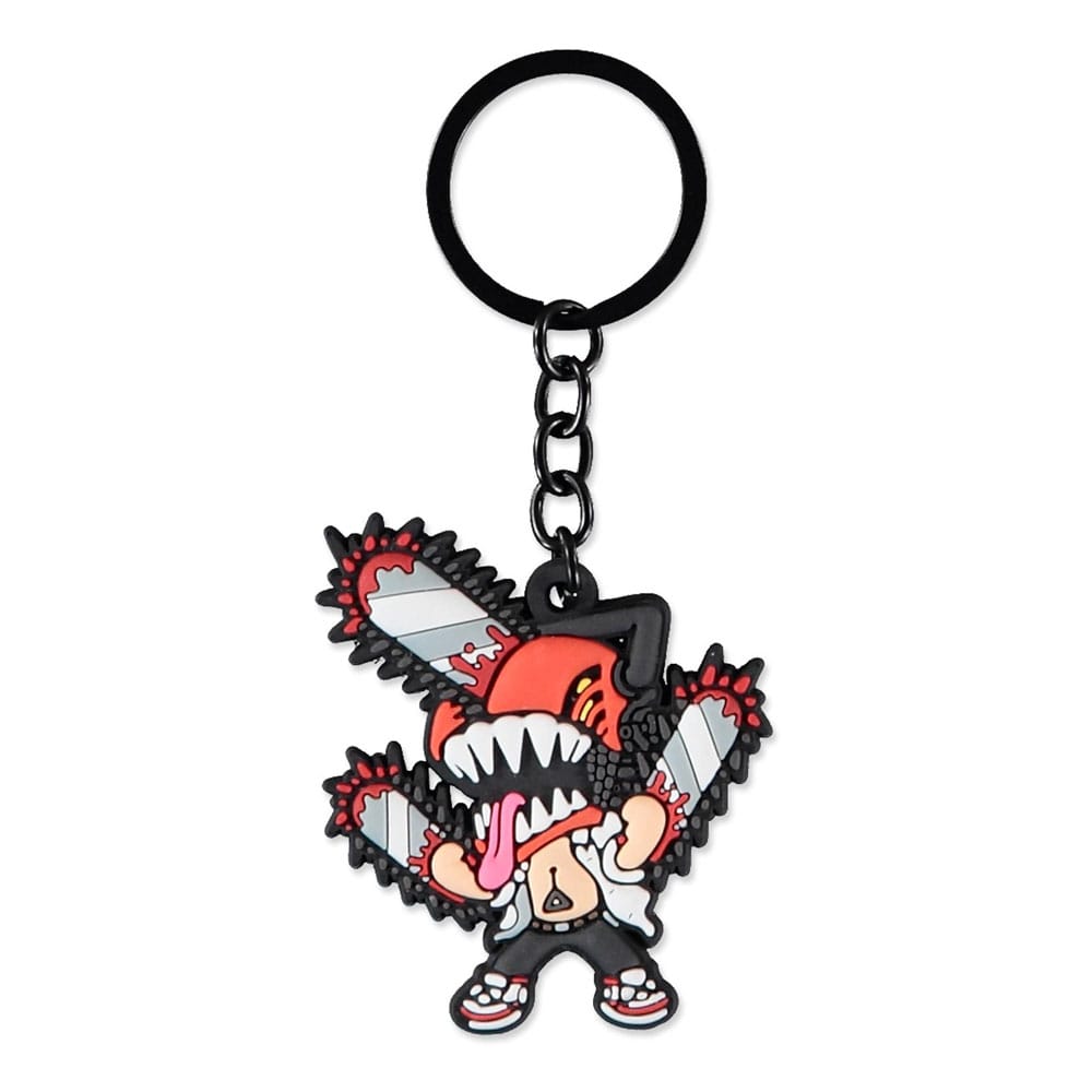 Chainsaw Man Gummi-Schlüsselanhänger Chainsaw Man