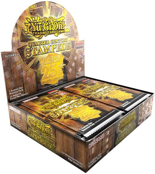Yu-Gi-Oh! TCG Quarter Century Stampede Booster-Display (24) (DE)