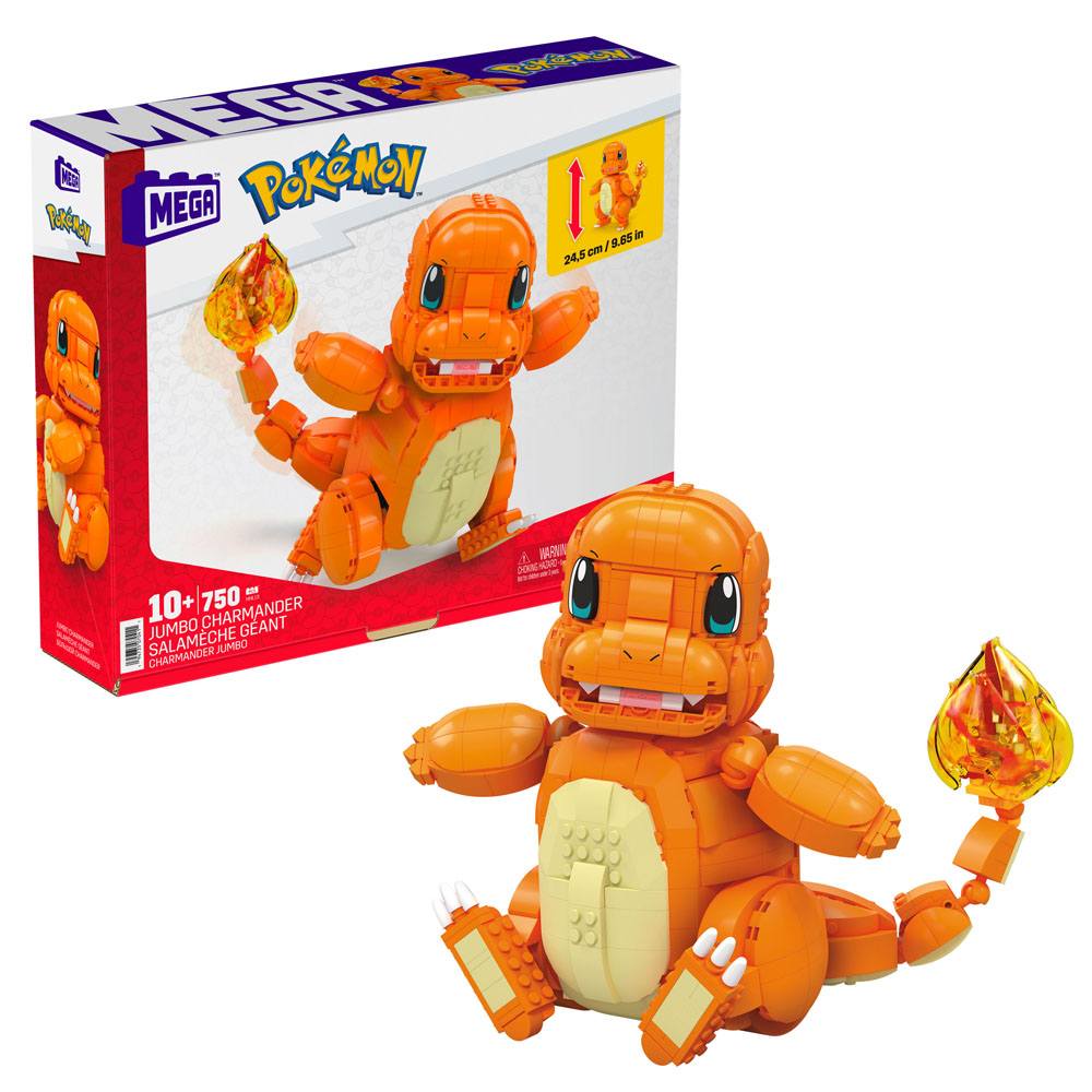 Pokémon Mega Construx Construction Set Jumbo Charmander 25 cm
