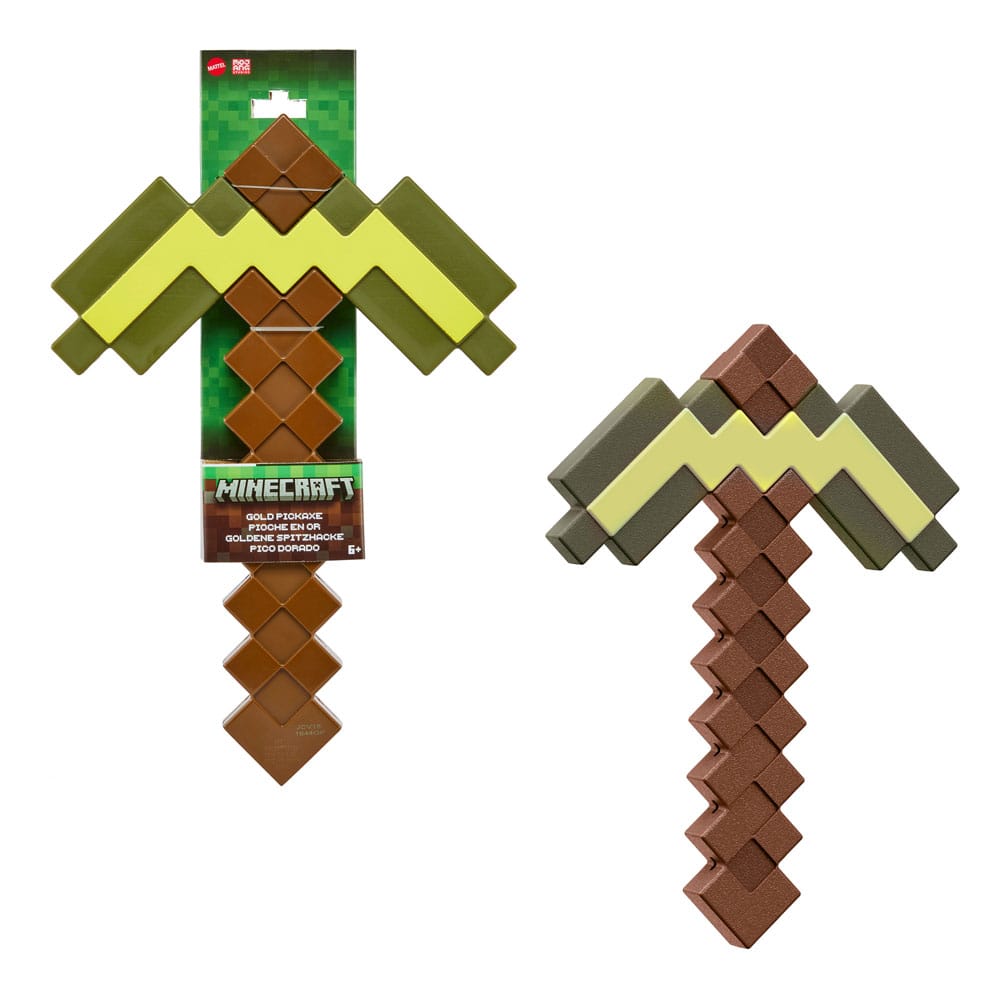 Minecraft Roleplay-Replik Goldene Spitzhacke