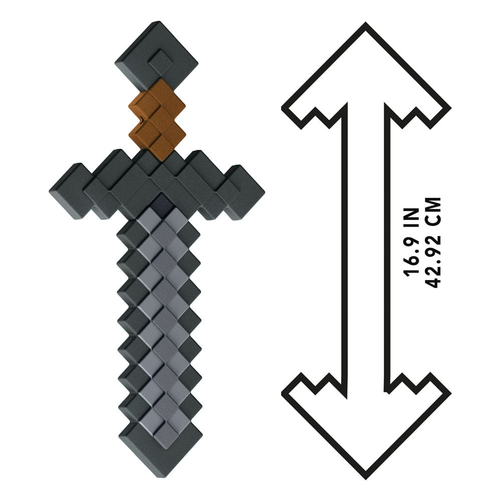 Minecraft Roleplay-Replik Steinschwert 43 cm