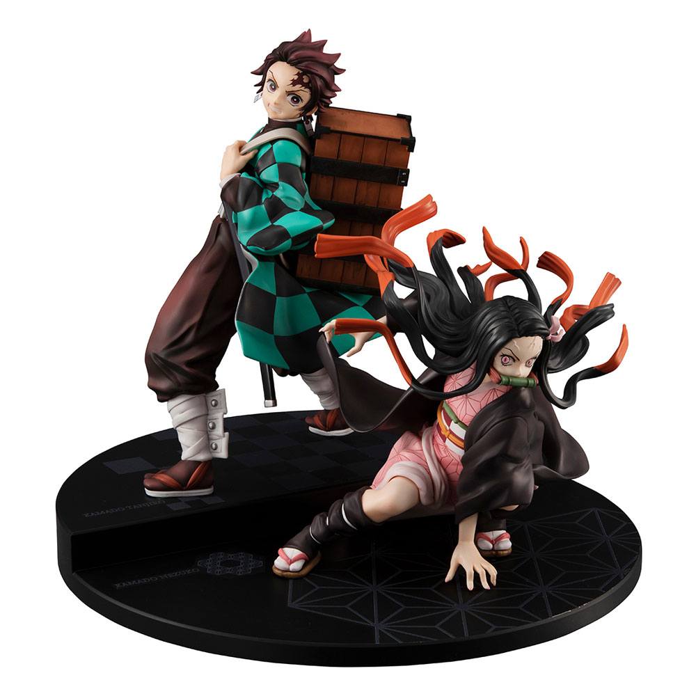 Demon Slayer Kimetsu no Yaiba Precious G.E.M. Series Statues Kamado Brother & Sister 13 - 17 cm - Display