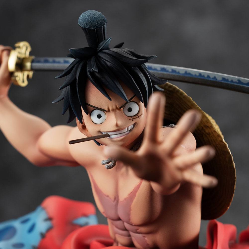 One Piece P.O.P PVC Statue Warriors Alliance Ruffy Taro 17 cm