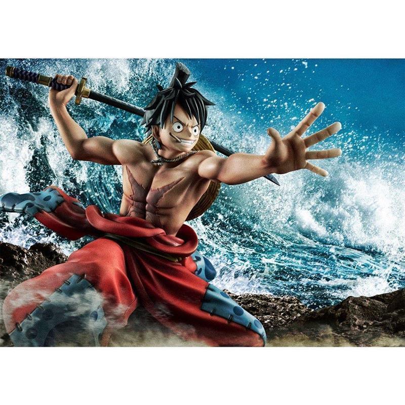 One Piece P.O.P PVC Statue Warriors Alliance Ruffy Taro 17 cm