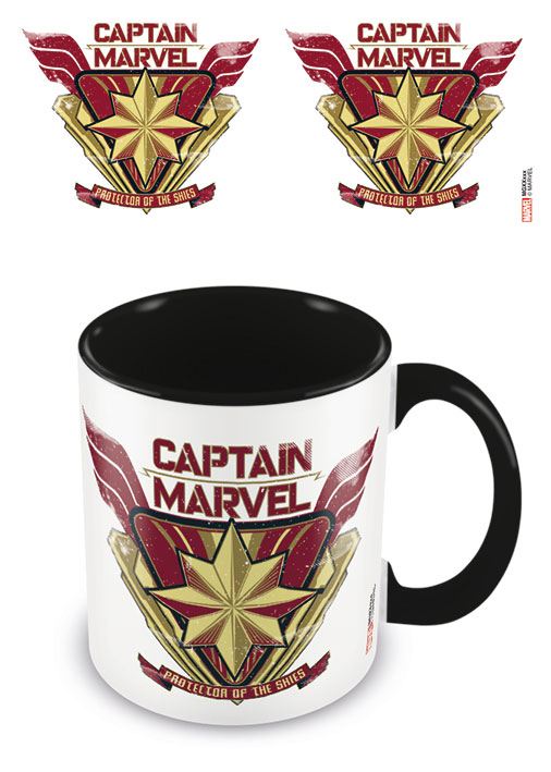 Captain Marvel Coloured Inner Tasse Protector