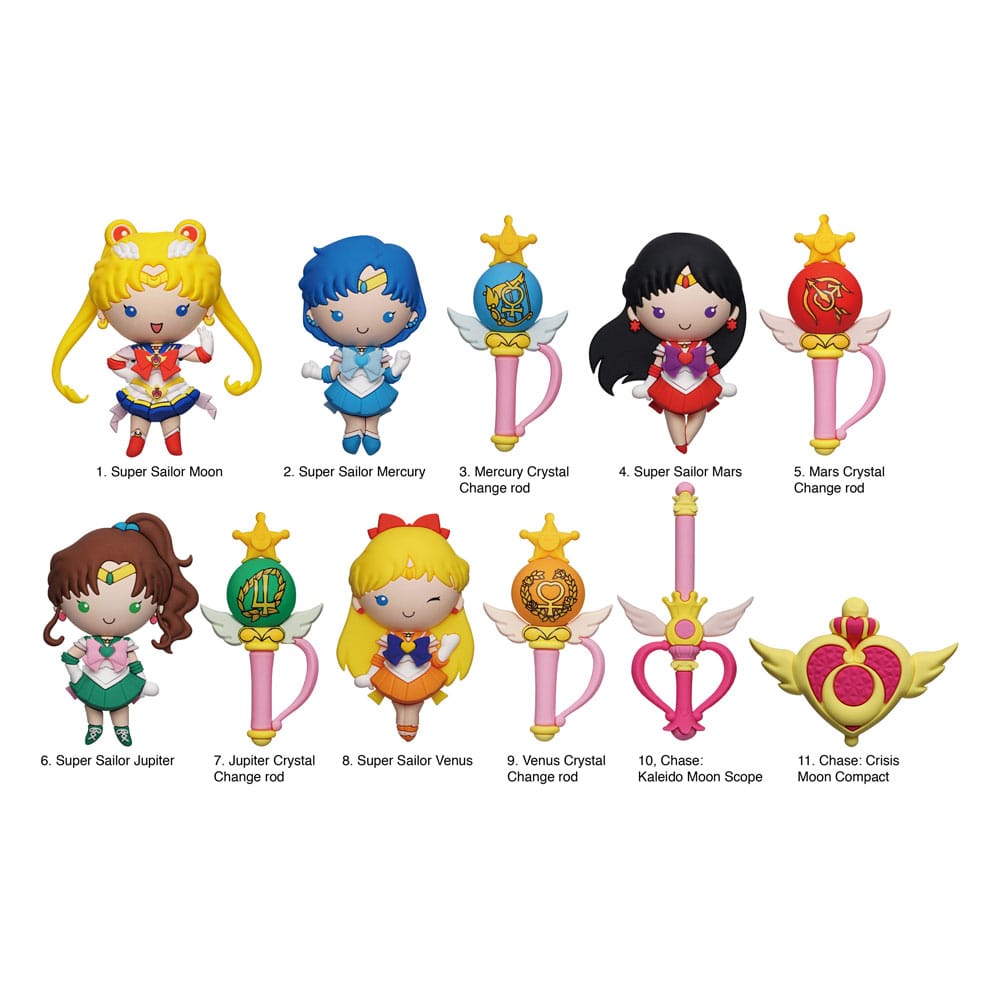 Sailor Moon 3D PVC-Taschenanhänger Series 7