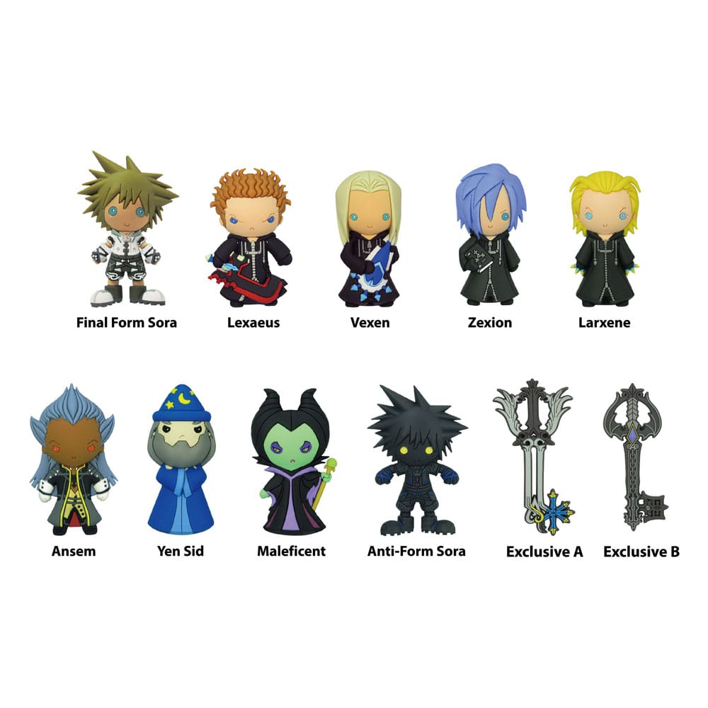 Kingdom Hearts PVC Bag Clips Series 2