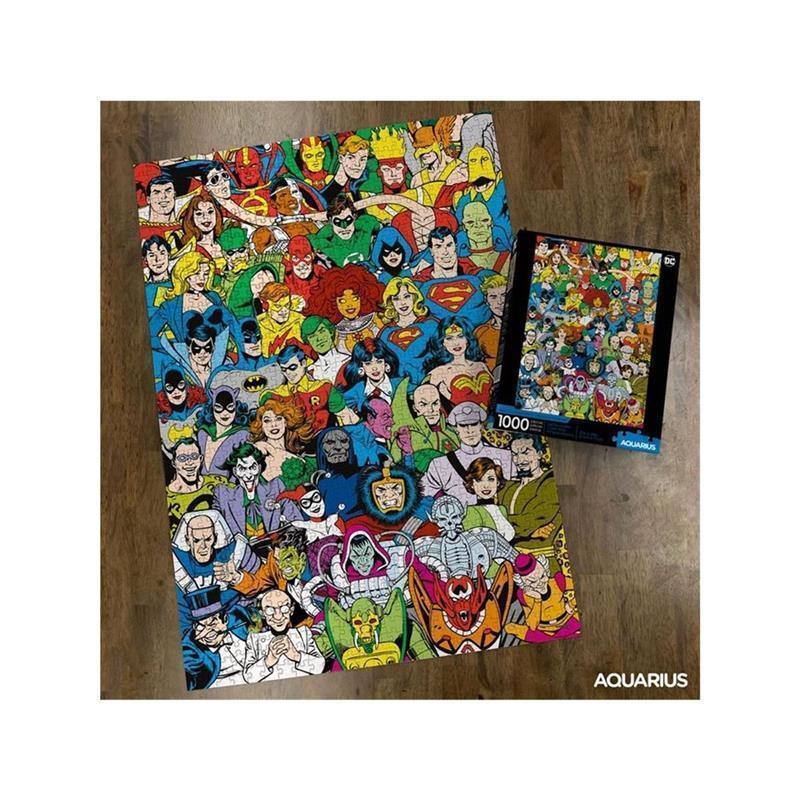 DC Comics Jigsaw Puzzle Retro Cast (1.000 pieces)