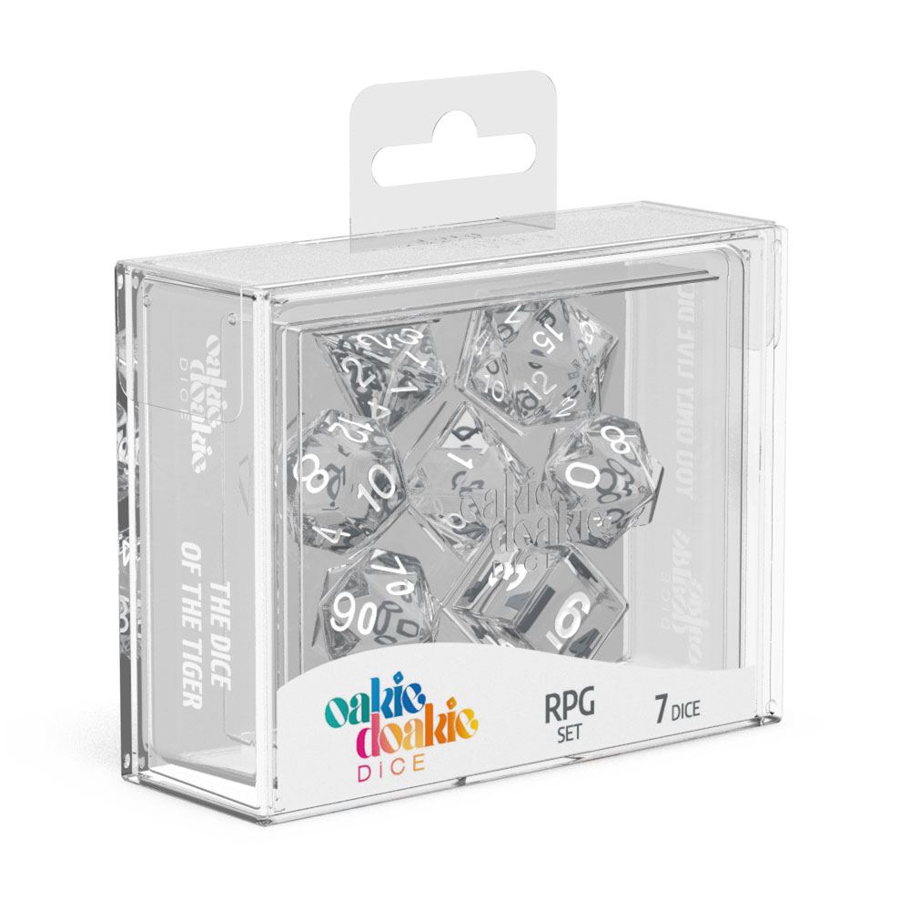 Oakie Doakie Dice Würfel RPG-Set Translucent - Transparent (7)