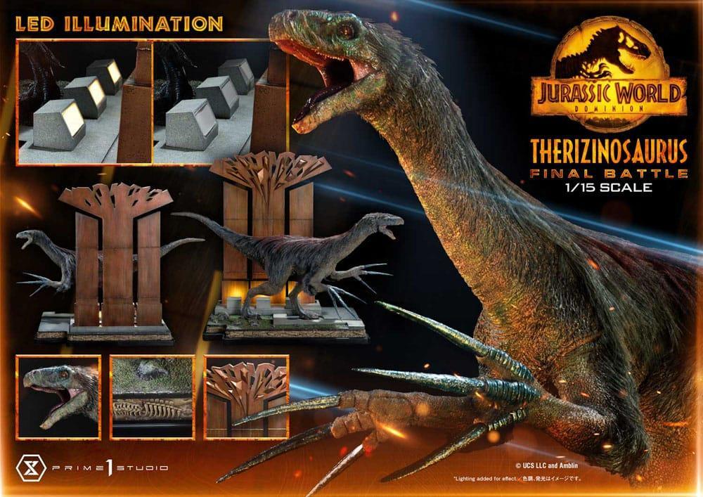 Jurassic World: Ein neues Zeitalter Legacy Museum Collection Statue 1/15 Therizinosaurus Final Battle Regular Version 55 cm