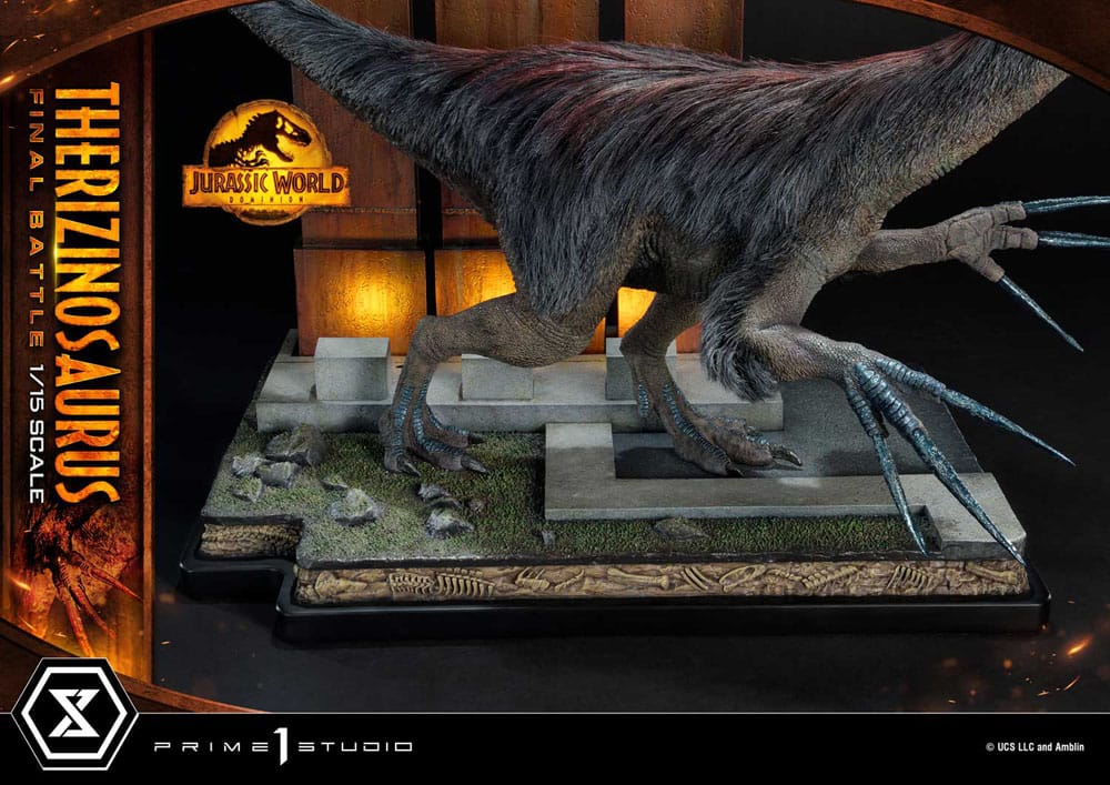 Jurassic World: Ein neues Zeitalter Legacy Museum Collection Statue 1/15 Therizinosaurus Final Battle Regular Version 55 cm