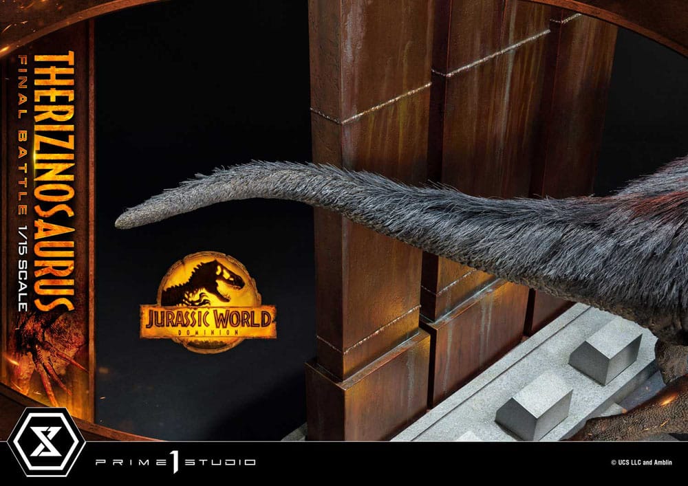 Jurassic World: Ein neues Zeitalter Legacy Museum Collection Statue 1/15 Therizinosaurus Final Battle Regular Version 55 cm