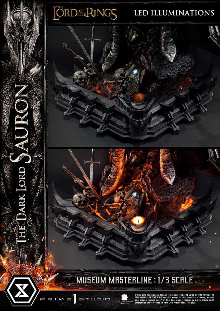 Herr der Ringe Museum Masterline Series Statue 1/3 The Dark Lord Sauron Bonus Version 117 cm