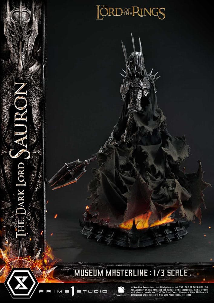 Herr der Ringe Museum Masterline Series Statue 1/3 The Dark Lord Sauron Bonus Version 117 cm