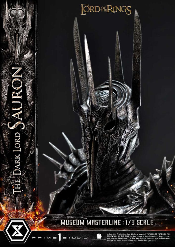 Herr der Ringe Museum Masterline Series Statue 1/3 The Dark Lord Sauron Bonus Version 117 cm