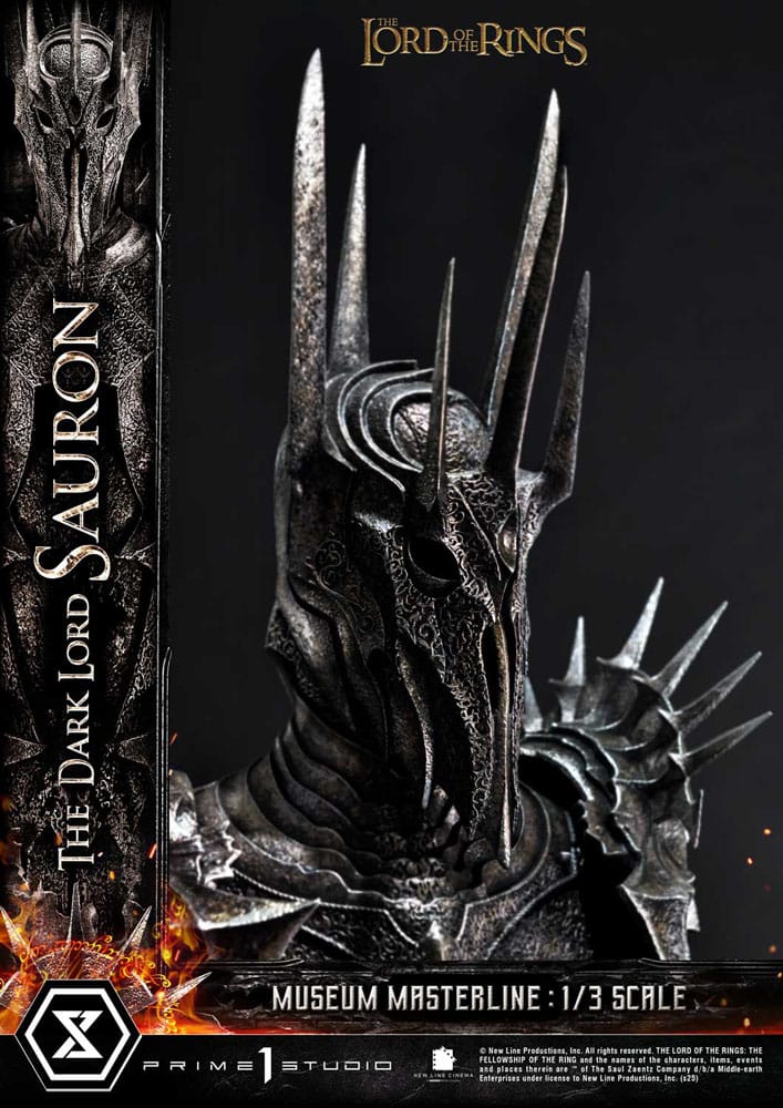 Herr der Ringe Museum Masterline Series Statue 1/3 The Dark Lord Sauron Bonus Version 117 cm