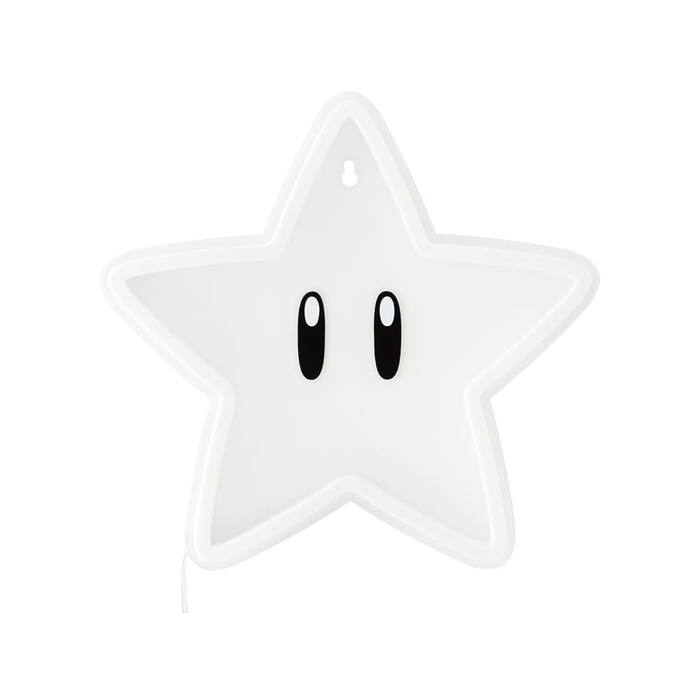 Super Mario LED Wandleuchte Super Star Neon