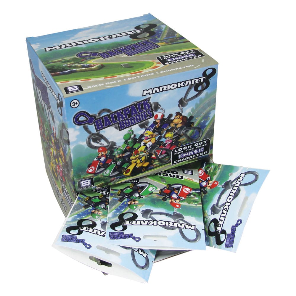 Mario Kart 8 Taschenanhänger Backpack Buddies Mystery Bags
