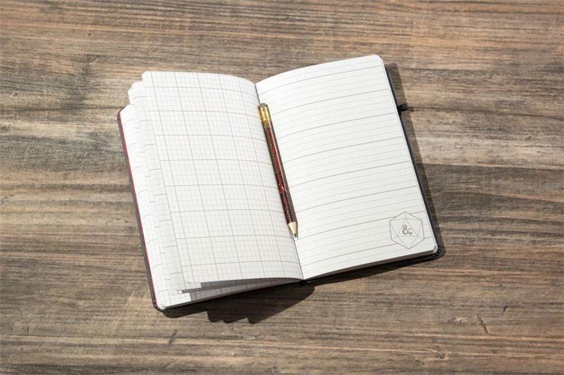 Dungeons & Dragons Notebook and Pen