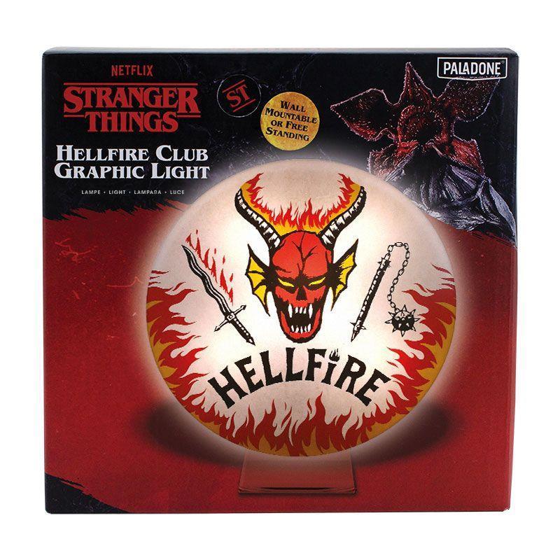 Stranger Things Lamp Hellfire Club Logo 20 cm