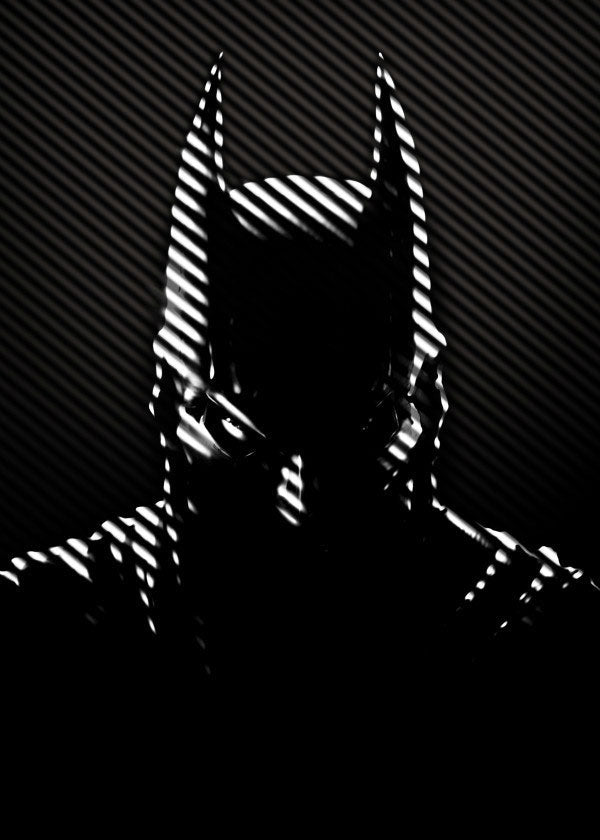 DC Comics Metal Poster Batman Noir Caped Crusader 10 x 14 cm