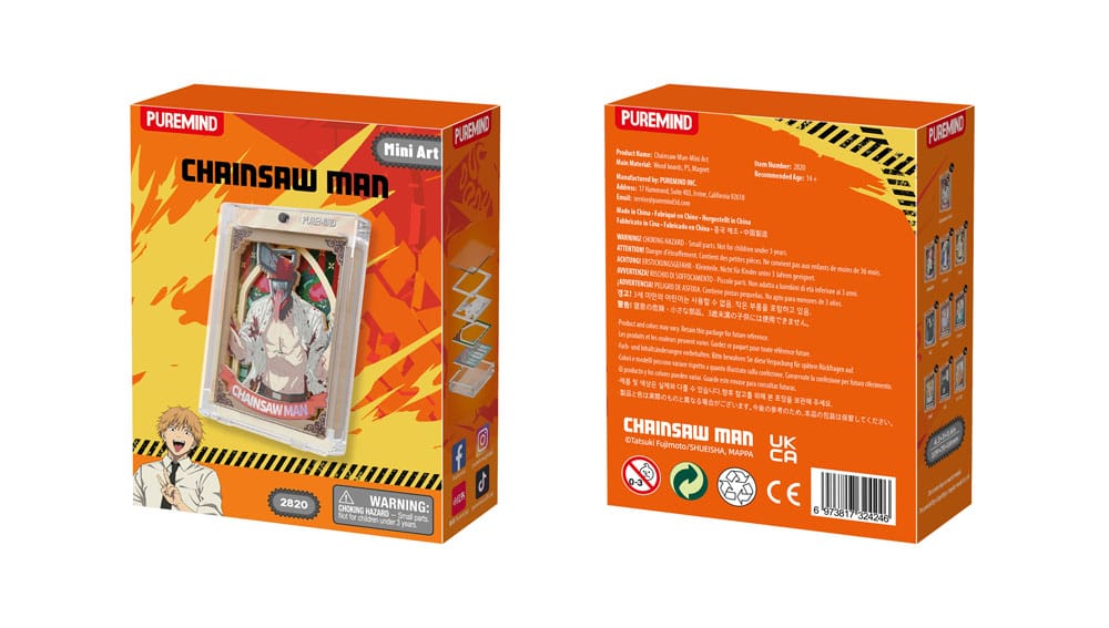 Chainsaw Man Mini Art Pins Blind Box
