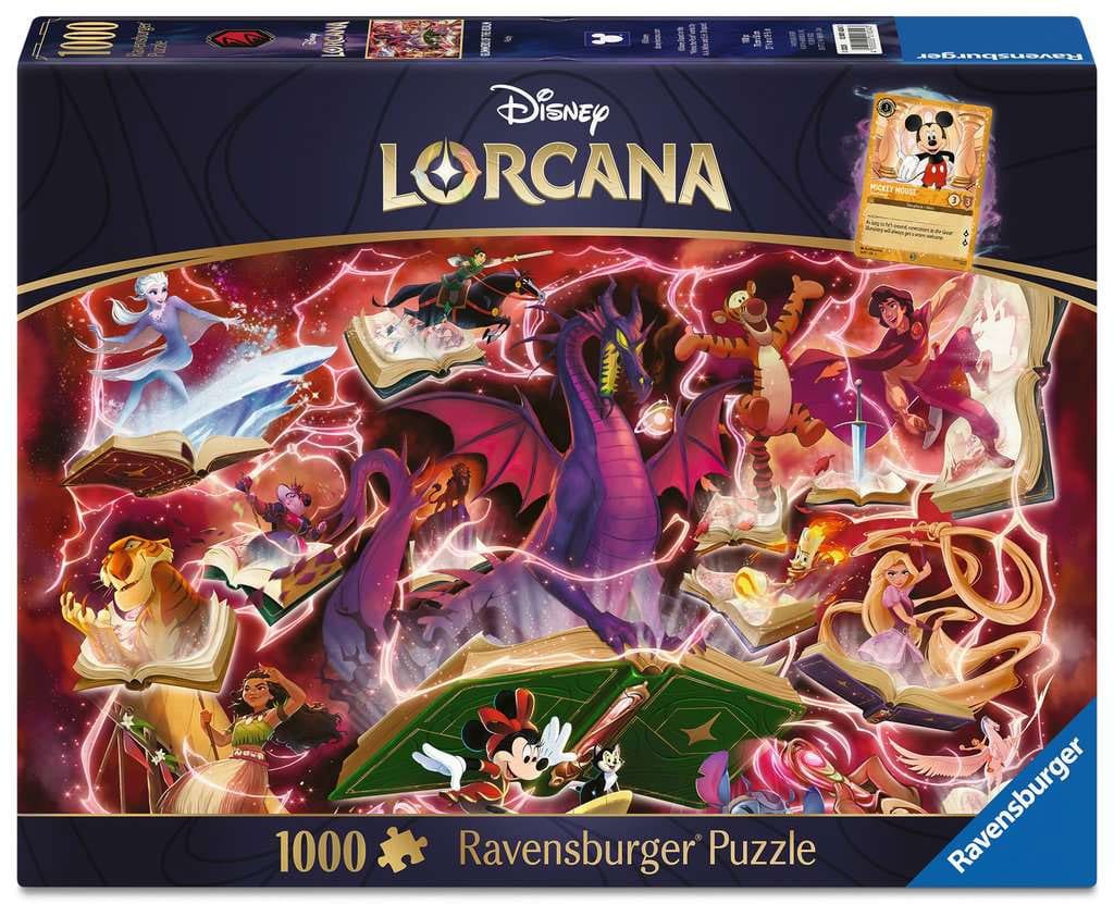Disney Lorcana Jigsaw Puzzle Glimmers of the Realm: Ruby (1.000 pieces)