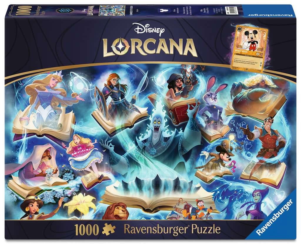 Disney Lorcana Jigsaw Puzzle Glimmers of the Realm: Sapphire (1.000 pieces)