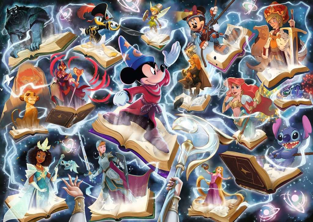 Disney Lorcana Jigsaw Puzzle Glimmers of the Realm: Steel (1.000 pieces)