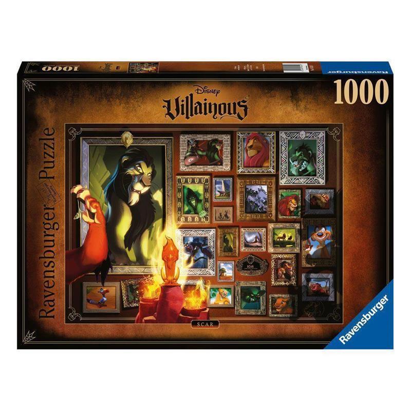 Disney Villainous Puzzle König der Löwen - Scar (1.000 Teile)