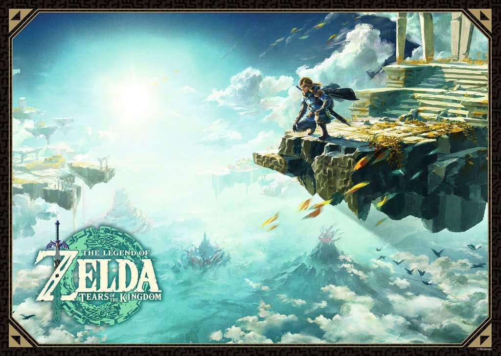 The Legend of Zelda: Tears of the Kingdom Jigsaw Puzzle Cover Art (1.000 Pieces)