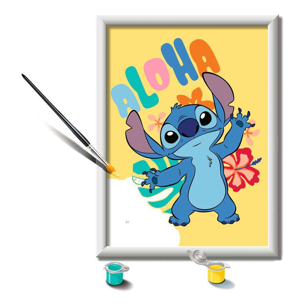 Disney Paint by Numbers Painting Set Aloha Stitch 18 x 24 cm (GER)