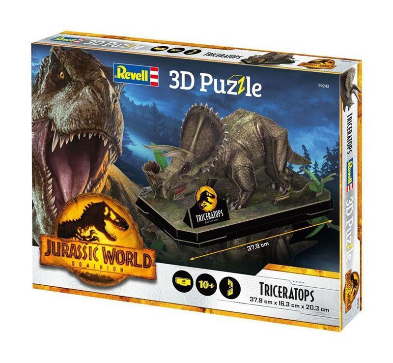 Jurassic World Dominion 3D Puzzle Triceratops
