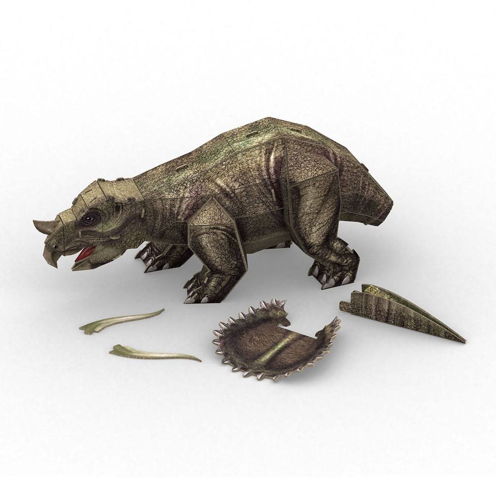Jurassic World Dominion 3D Puzzle Triceratops