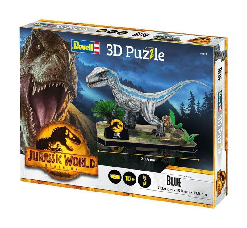 Jurassic World Dominion 3D Puzzle Blue