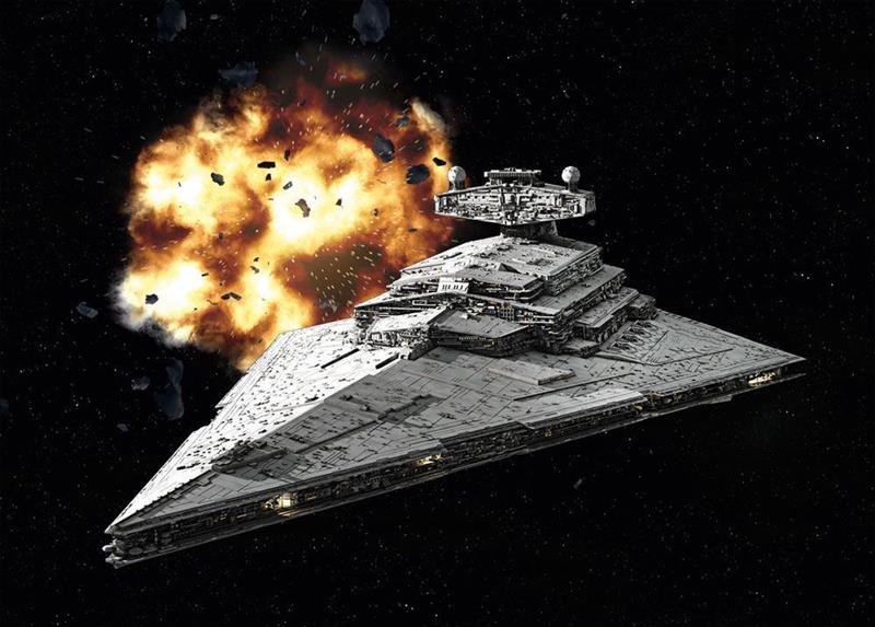 Star Wars Model Kit 1/12300 Imperial Star Destroyer 13 cm